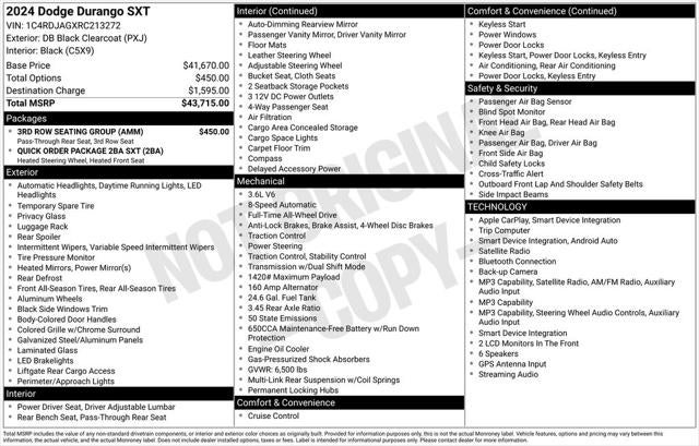 2024 Dodge Durango SXT