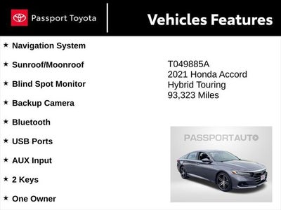 2021 Honda Accord Hybrid Touring