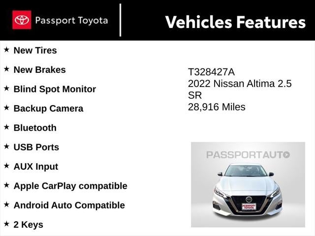 2022 Nissan Altima 2.5 SR