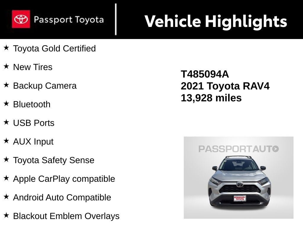 2021 Toyota RAV4 LE