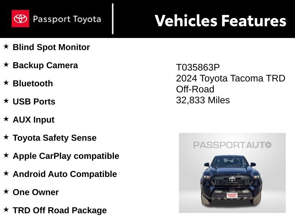 2024 Toyota Tacoma TRD Off-Road