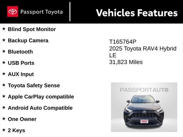 2025 Toyota RAV4 Hybrid LE