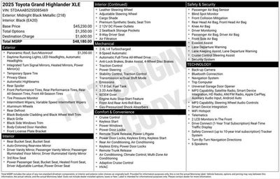 2025 Toyota Grand Highlander XLE