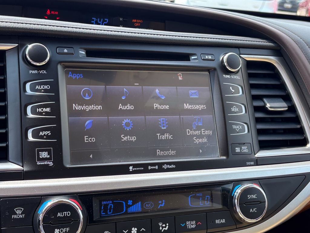 2018 Toyota Highlander Limited Platinum