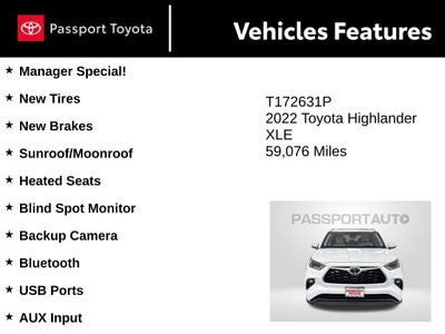 2022 Toyota Highlander XLE