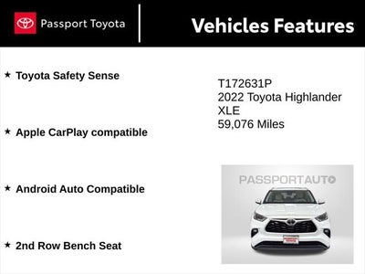 2022 Toyota Highlander XLE