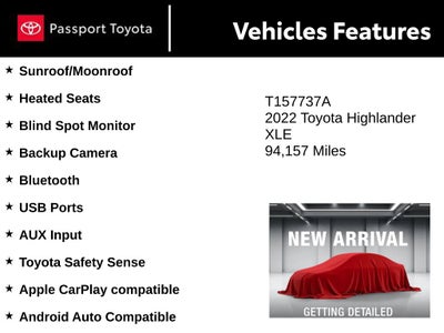 2022 Toyota Highlander XLE