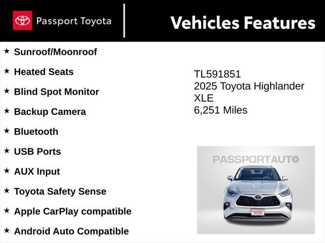 2025 Toyota Highlander XLE