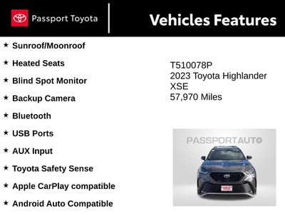 2023 Toyota Highlander XSE