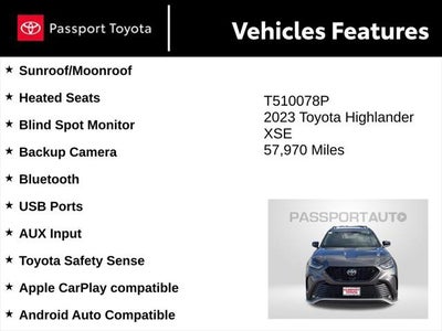 2023 Toyota Highlander XSE
