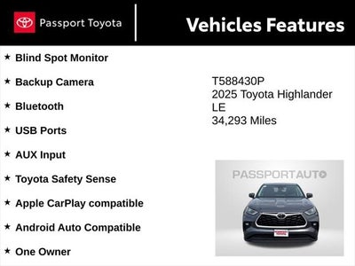2025 Toyota Highlander LE