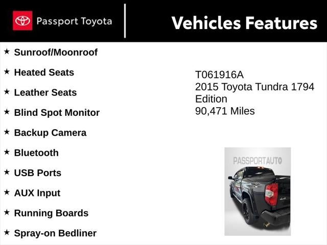 2015 Toyota Tundra 1794 CrewMax