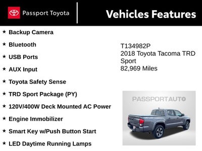 2018 Toyota Tacoma TRD Sport V6