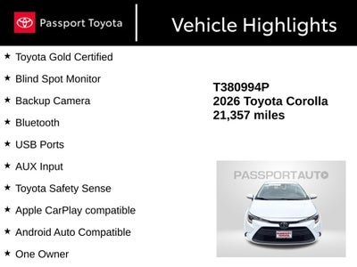 2026 Toyota Corolla LE