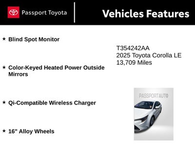 2025 Toyota Corolla LE
