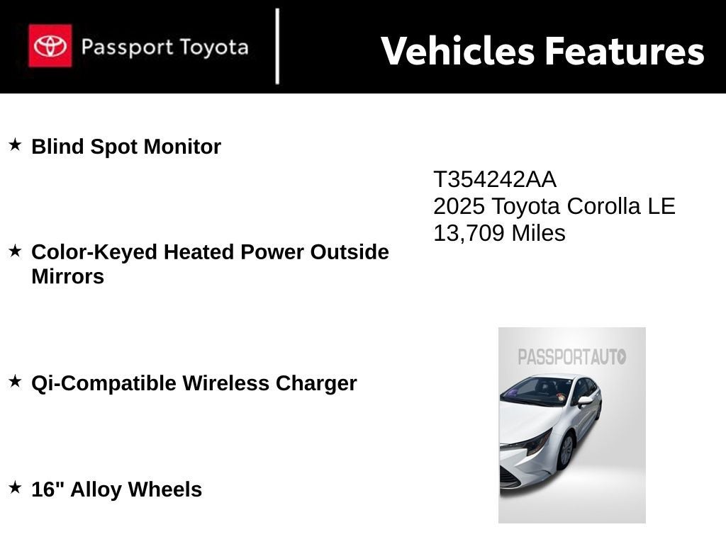 2025 Toyota Corolla LE
