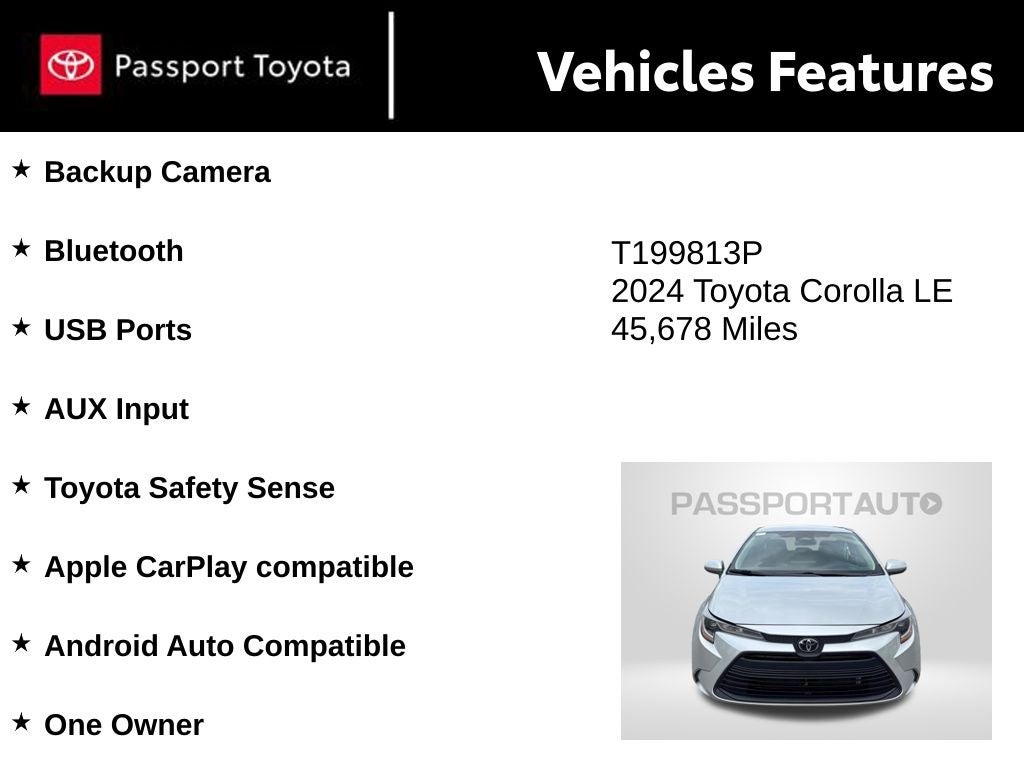 2024 Toyota Corolla LE