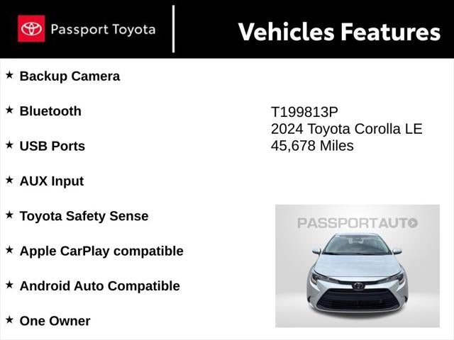 2024 Toyota Corolla LE