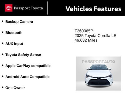 2025 Toyota Corolla LE