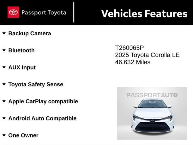 2025 Toyota Corolla LE