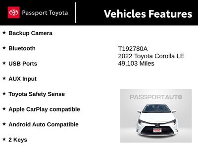 2022 Toyota Corolla LE