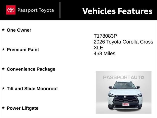 2026 Toyota Corolla Cross XLE