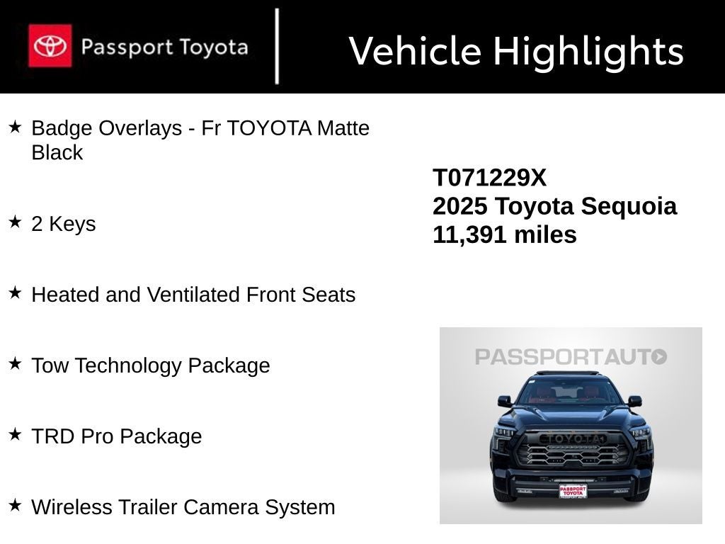 2025 Toyota Sequoia TRD Pro