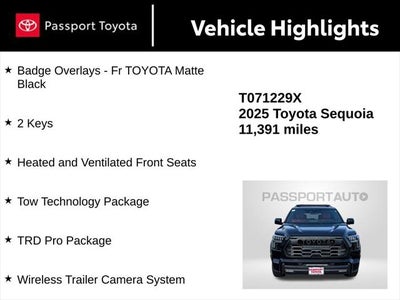 2025 Toyota Sequoia TRD Pro