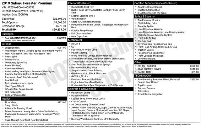 2019 Subaru Forester Premium