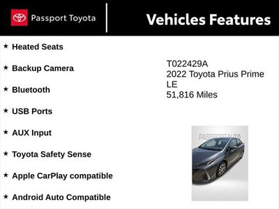 2022 Toyota Prius Prime LE