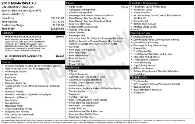 2018 Toyota RAV4 XLE