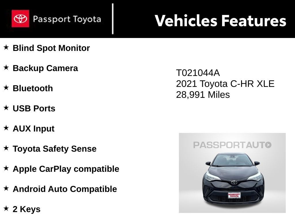 2021 Toyota C-HR XLE