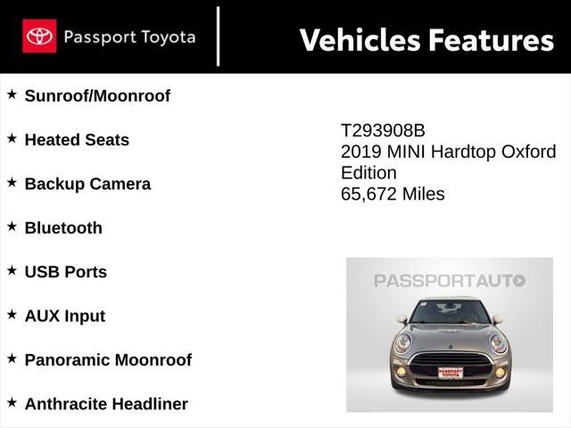 2019 MINI Cooper Oxford Edition